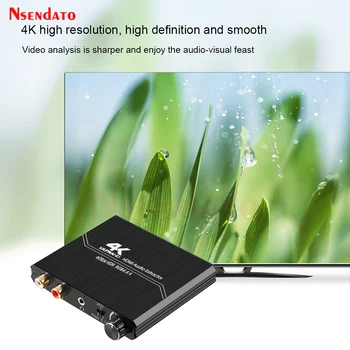 HDMI 2,0 4 NA 60 Hz 4 Audio Izvlači Optički TOSLINK SPDIF 5.1 CH R/L HDMI Prekidač 4 Audio Izvlači Podrška za Ugađanje Glasnoće HDR