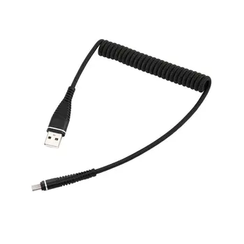 4 Boje USB-C Tip C Kabel Namotan Medusobno Smotan Tip C Muške Produžni kabel Sinkronizacija Podataka Punjač Kabel Kabel za Punjenje u automobilu