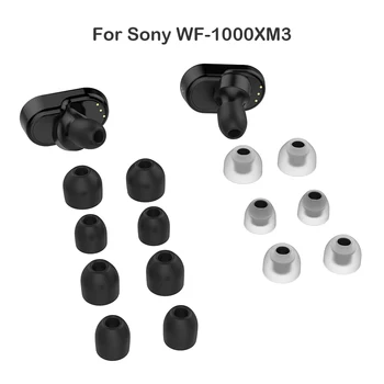 Uho Stopice Za Sony WF-1000XM4/WF-1000XM3 Mekani Silikon Stopice protiv klizanja Slušalice Uho Jastuk Prijenosne slušalice jastučići za uši L M S