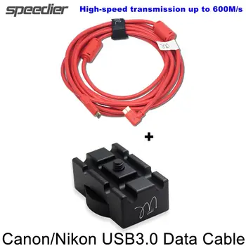 Kabel USB 3,0 Type C na Micro B 3,0 Za Canon EOS 5d4 5DSR 7d2 Nikon D800e D850 SLR s zavezani linije snimanja fotoaparata na računalo