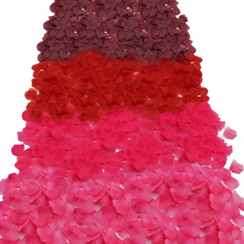 1000 kom./lot Svilene Latice Ruže Umjetni Cvijet Latica Vjenčanje Svadba Tuš Prolaz Vaza Dekor DIY Scrapbooking Zanat Lažni Cvijet
