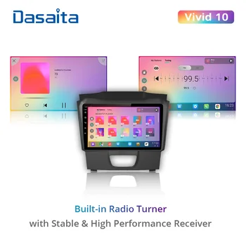 Dasaita Svijetle Auto Stereo za Isuzu DMAX 2016 2017 2018 Radio Android Wifi Zaslon Osjetljiv na dodir GPS Navigacija Multimedijski Player