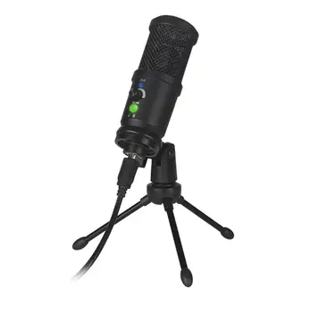 USB Mikrofon Studijski Profesionalni Kondenzatorski Mikrofon BM66 Za Snimanje Streaming Igre za Pc Karaoke PC SA Postoljem