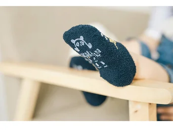 Dječje čarape, debele dječje čarape od koralnog runo, нескользящие čarape za malu djecu, dječje čarape s likovima iz crtića, jesensko-zimske nove