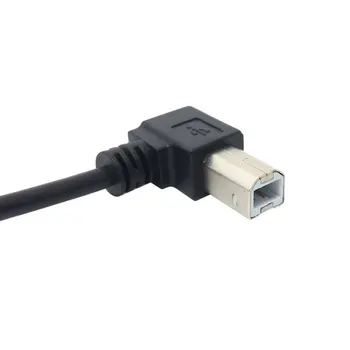 Lijevi kutni konektor USB 2.0 A na lijevom угловому priključak B 90 stupnjeva Kabel za pisač i skener 20 cm