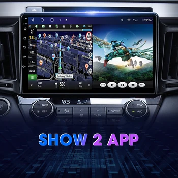 JMCQ T10 2 Din Android 10 Auto Radio za Toyota RAV4 RAV 4 2012-2018 Media Player Navigacija GPS Carplay Stereo 8 Core