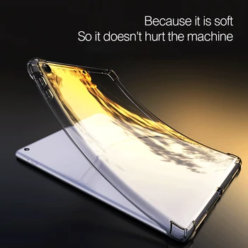 Šok-dokaz Prozirna Torbica S Jastukom Za Samsung Galaxy Tab S7 Plus T970 T976B S 7 FE T730 T736B S7plus S7fe Silikonska Torbica Za Tablet