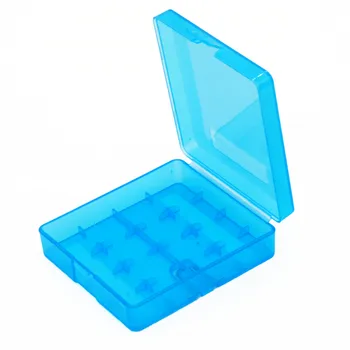 (pokloni) LiitoKala 4x18650 Pretinca za Baterije Plastični Prozirni Tvrdi Plava Pretinca za Baterije Držač Kutija Za Pohranu 18650