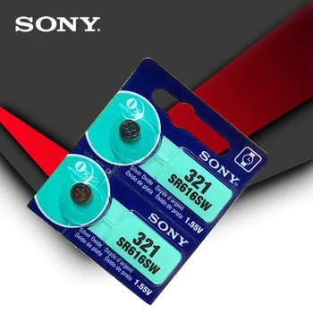 5 kom. Sony Original 321 SR616SW 1,55 U Srebrno-Оксидный Baterija za sat SR616SW 321 Gumb Novčić Ćelija MADE IN JAPAN