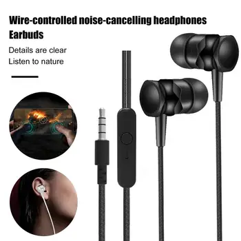 Žičane slušalice Nove Sportske Slušalice s Febrilne Zvučnim Efektom Snažan Bas Jednostavan 3,5 mm Hi-Fi Slušalice sa Mikrofonom
