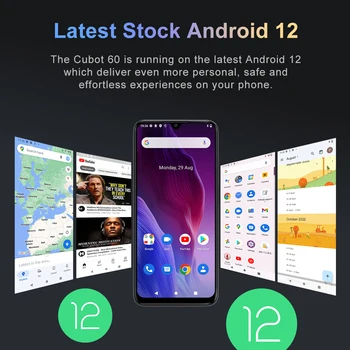 Cubot P60, Mobilni telefon, smartphone na Android 12, 6,517 
