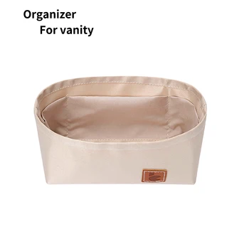 Za Ispraznost Ženski Novčanik Organizator Umetanje, satin tkiva torba za pohranu čuva vaše skupe torbe, torbe i Тоут Pogon