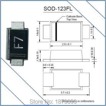 Besplatna dostava SMF8.5A SMF8.5CA SMF9.0A SMF9.0CA SMF10A SMF10CA 200 W 8,5 9,0 U 9 i 10 U SOD-123FL SMF ESD Zaštita TVS diode