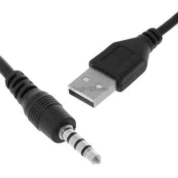 USB 2,0-3,5 MM Audio Priključak Aux Priključak od čovjeka do Čovjeka Konektor Adapter je Pretvarač Kabel za Prijenos Podataka za Mini-dinamika