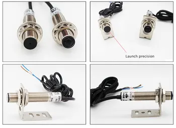 Laserski snop fotoelektrični prekidač E3F-20L/20C1 infracrveni senzor npn prebaciti 20 metara laserski senzor