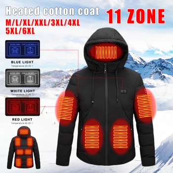 USB zimska jakna 11 Zona Пуховик grijani muška Električna Ženska jakna s grijanom Toplo Toplinsko kaput Odjeća za Kampiranje supplie