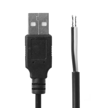 5 USB 2.0 Muški Priključak 2 Pin 2 Žice Snaga Kabel za napajanje Kabel za Priključak DIY 1 M Žice M5TE