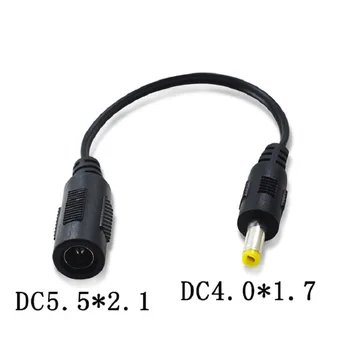 5,5*2,1 mm ženski do 4,0*1,7 mm muški Kabel pretvarača dc Adapter kabel-ac 5,5*2,1-4,0*1,7 mm Za Laptop