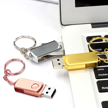 Flash-Drive Pink Metalni USB Flash Drive Privjesak USB-Drive Speed Stick Memory Stick 32 GB, 16 GB i 64 GB 8 GB Memoria Usb 2.0 Poklon