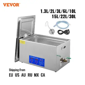 VEVOR 1.3 L 2L 3L 6L 10L 15L 22L 30L Ultrazvučni Čistač za Pranje Posuđa Prijenosni Stroj za Pranje rublja za Pranje Posuđa Ultrazvučni Aparati