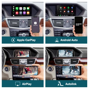 Bežični CarPlay za Mercedes Benz E-Class W212 E Coupe C207 2012-2016, sa značajkama Android Auto Mirror Link Svirati Car Play