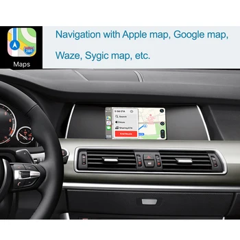 Bežični Apple CarPlay Android Auto Dekoder za BMW 5 serije 7 F10 F11 F07 GT F01 F02 F03 F04 2009-2016 s MirrorLink Car Play