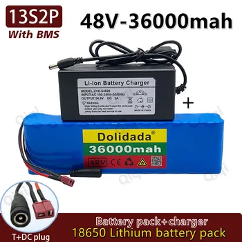 48 U 36000 mah 13s2p velike Snage 18650 baterija Električnog automobila na Električni motocikl DIY baterija 48 U BMS zaštita