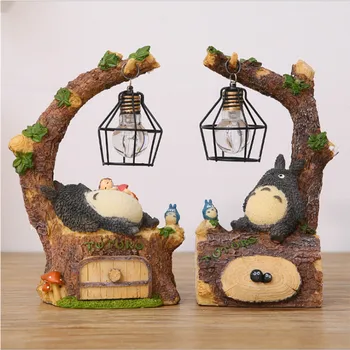 Totoro E-3D Smola Životinje Lampe za Noćni Ormarić Za Spavaće sobe noćno svjetlo Stolne Noćna Svjetiljka Srca Dječja Rasvjeta