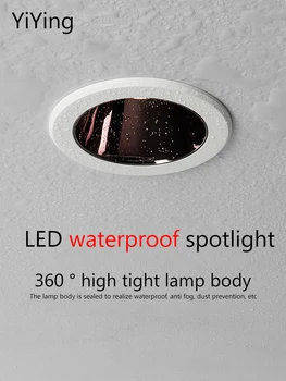 YiYing Led Vodootporan IP65 Reflektor Ugrađivanja Cijele Spot Lampa Bijela Crna Lampa 110 220 Foco Za Kupaonicu, Kuhinje Toile