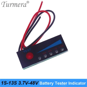 Tester baterije 1S-13S Indikator Kapaciteta 4,2 8,4 U 12 16,8 U 18 24 25 36 48 U za baterije Odvijača i электровелосипеда Turmera