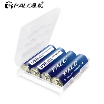 PALO 1,5 v AA baterija Li-ion Baterija 2800 МВтч Litij-polimer USB AA Punjive litij-ionske Baterije Batteri AA Za Miša Tipkovnica + USB Kabel