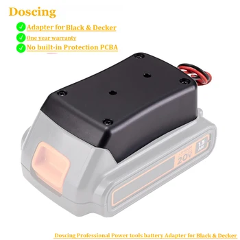 Priključak za Punjenje Doscing Power za Black & Decker, 18V 20V Baterija LB20 LBX20 LBXR20 Adapter Držač priključne stanice
