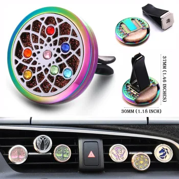 Novi Color Crystal Bez Magneta Miris Auto-Osvježivač Zraka Parfem Aromaterapija Difuzor Medaljon Eterično Ulje Difuzor Auto Isječak Nakit