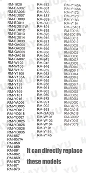 HUAYU RM-L1108 Za SONY BRAVIA TV W/XBR/Series LCD tv Univerzalni daljinski Upravljač s pozadinskim osvjetljenjem