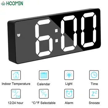 LED Digitalni Elektronski Sat Stolni the dolby Akril/Slr Alarm Glasovno Upravljanje Vrijeme Temperatura Prikaz Uređenja Doma