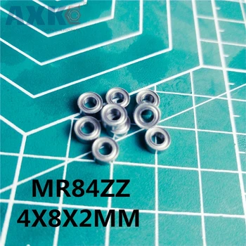 AXK Bez postolja 10 kom. MR84ZZ-2 4x8x2 mm Utor kuglični ležaj Minijaturni ležaj Visoke kvalitete