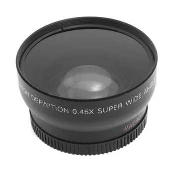 Mcoplus 49 mm 52 mm 58 mm 0.45 x Širokokutni Objektiv za makro objektiv za Canon Nikon Sony Objektiv Kamere Fujifilm