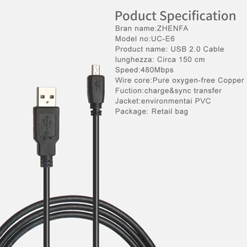 USB kabel Zhenfa za fotoaparat PENTAX K10D K20D K30D K100D K110D K200D K2000 K-m, Km K-R, Kr K-X, Kx K-5, K5 K-7, K7 K-30, K30