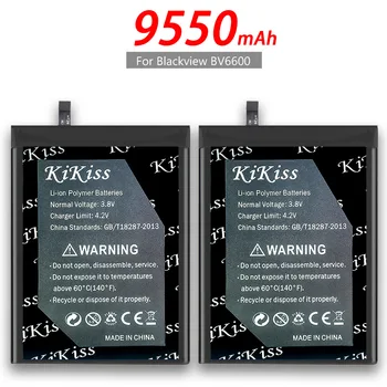 Original bateriju KiKiss kapaciteta 9550 mah Li515876PHTT (bv6600) Za Blackview BV6600 BV 6600 Helio za a25 A 25 Bateria