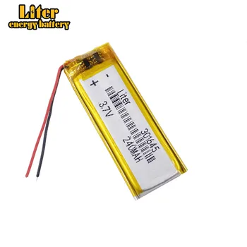 3,7 U, 240 mah, 301645 PLIB (polymer li-ion baterija) Litij-ionska baterija za tablet PC, GPS, mp3, mp4, mobitel, dinamika