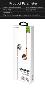 Novi Dizajn Parfem Slušalice Originalne Putem Ožičenih Slušalica S Mikrofonom Slušalice Glasovno Upravljanje Hi-Fi Bas Gaming Slušalice Pletenje Žice