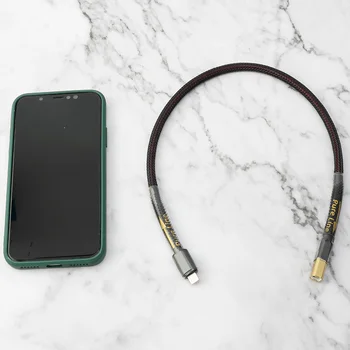 Pureline Canare Hifi USB DAC Kabel Audio Pojačalo sa USB B Sučelje Lightning Mobilni Telefon OTG Koaksijalni Кодирующий Kabel Iphone13