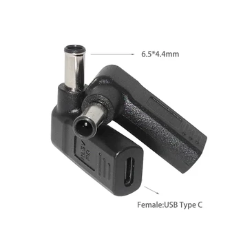 USB Type C do 6,5*4,4 mm Штекерный Adapter je Pretvarač Dc Priključak za Napajanje Kabel Kabel za Sony LG 19 19,5 U Napajanje Laptop