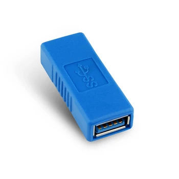 Blue / Black USB 3.0 priključak Type A za povezivanje adaptera na priključak za promjenu spola Spojite dva USB 3.0 priključka Type-A