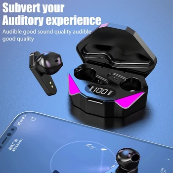 Nove Slušalice X15 TWS Bluetooth Bežične Slušalice 65 ms Niske Latencije Slušalice Esport Gaming Slušalice Igra Slušalice Mikrofon Za xiaomi