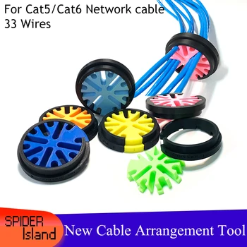 Nova Kabliranje Češalj Cat5 kabel Cat6 za upravljanje Kabelom Alat za organiziranje kabela Straightener kabela Vrsta Alata Organizator za Žice i kabela