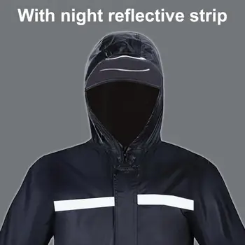 Odjeća Za Kišu Sklopivi Plašt Od Tkanine Oxford S Kapuljačom Izdržljiv Dizajn Gumbe Odjeća Za Kišu Odijelo