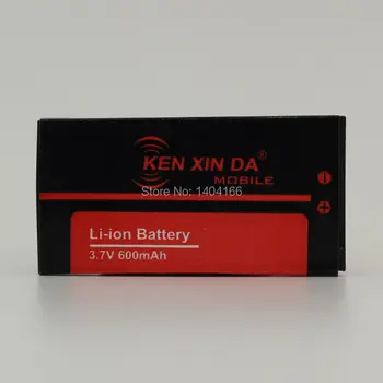 3,7, 600 mah, baterija za mobilni telefon KEN XIN DA 600 mah M1 + / e/ M2 +// M6 +//M7 +//M8 +// Z818// Z868 baterija