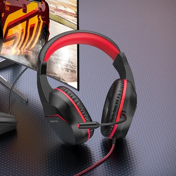 Gaming Slušalice BOROFONE Iznad Slušalice S Mikrofonom Za PC, Laptop, Gaming Slušalice Za Računalo PS4 i Xbox