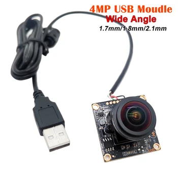 5MP 1,7 mm/1,8 mm/2,1 mm Širokokutni objektiv 4MP USB Webcamera Moudle UVC USB PC Kamera DIY